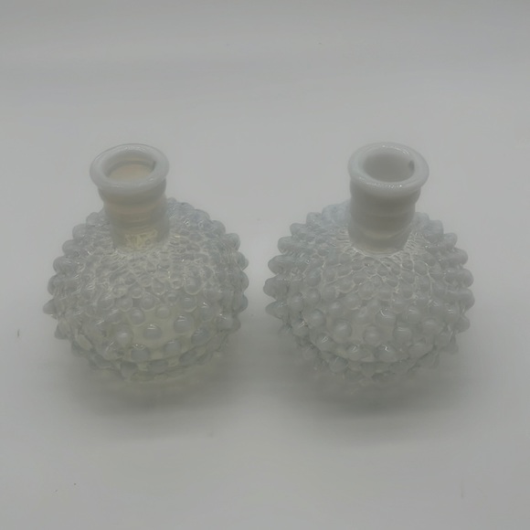 Vintage fenton moonstone perfume bottles - Picture 1 of 4